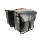 SACOCHE ARRIERE VELO DOUBLE RIGIDE HAPO-G 32L NOIR WATERPROOF FIXATION VELCROS SUR PORTE BAGAGE