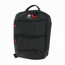 SACOCHE AVANT SAC A DOS VELO HAPO-G NOIR 13L FIXATION CINTRE DMTS