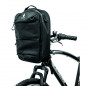 SACOCHE AVANT SAC A DOS VELO HAPO-G NOIR 13L FIXATION CINTRE DMTS