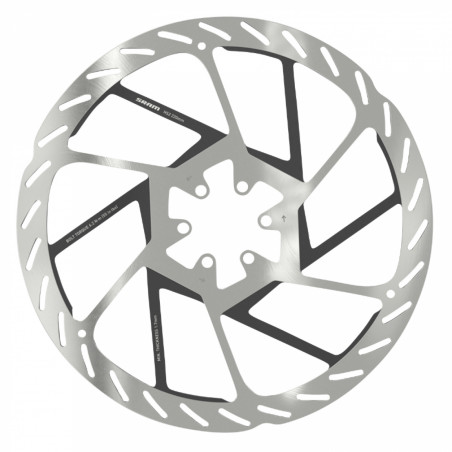 Disque de frein vtt 6 trous Sram hs2 220mm argent (bord arrondi)