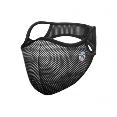 MASQUE ANTI-POLLUTION-POUSSIERES FROGMASK FFP2 NOIR-BLANC TAILLE L (VENDU A L'UNITE)