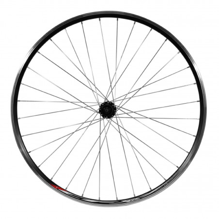 Roue route 700 elan arriere cfx noir moyeu Shimano 2400 cassette 10-9-8v.