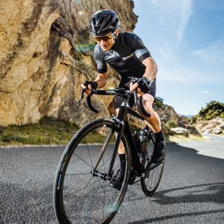 Pneu route 700 x 25 Michelin power road noir tubeless ready ts 3x120tpi (25-622) (offre speciale)