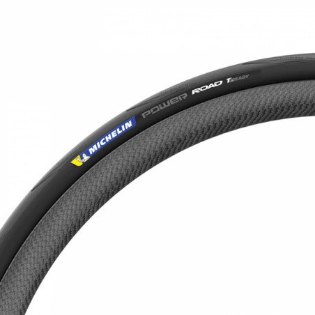 Pneu route 700 x 25 Michelin power road noir tubeless ready ts 3x120tpi (25-622) (offre speciale)