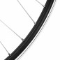 Roue vtc 700x35 avant er10 alu noir double paroi moy Shimano argent dynamo 6 volt-3w (pour eclairage avant et arriere) -