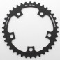 PLATEAU ROUTE 5BRA D.110 POUR SHIMANO ULTEGRA 6750  STRONGLIGHT 38DTS INTERIEUR NOIR CT2  10V.