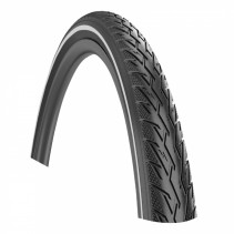 Pneu mitas electron r21 28 x 1.75 rigide classic vélo électrique anti-crevaison   réfléchissant