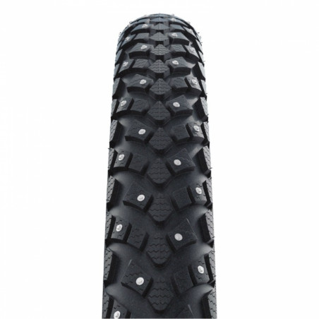 Pneu neige 26 x 2.00 Schwalbe winter plus tr (50-584) renfort 5mm flanc reflex - pneu neige et verglas avec 200 clous