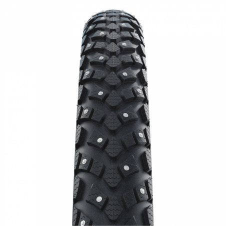 Pneu neige 28-29 x 2.00 Schwalbe winter plus tr (50-622) renfort 5mm flanc reflex - pneu neige et verglas avec 104 clous