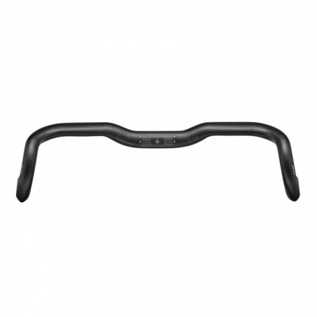 CINTRE ROUTE DEMI RELEVE ERGOTEC RANDONNEUR ER-20 ALU NOIR DIAM 31.8mm L 440-533 mm RELEVE 20 mm (HOMOLOGUE NIVEAU 5)