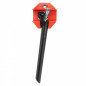 TIGE DE SELLE ROUTE-VTT ERGOTEC VIPER 20 ALUMINIUM NOIR DIAM 31.6 MM L 400 MM RECUL 20 mm (HOMOLOGUE NIVEAU 5)