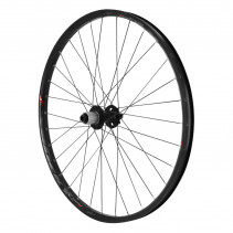 Roue vtt 27.5" trucky 30 disc arriere noir moy Velox boost roulement disc 6 trous 11-10v. (compatible tubeless et tubetype)