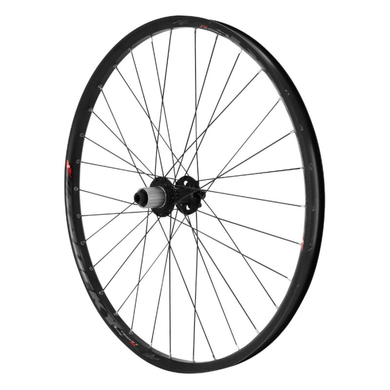 Roue vtt 27.5" trucky 30 disc arriere noir moy Velox boost roulement disc 6 trous 11-10v. (compatible tubeless et tubetype)