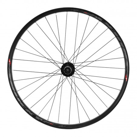 Roue vtt 27.5" trucky 30 disc arriere noir moy Velox boost roulement disc 6 trous 11-10v. (compatible tubeless et tubetype)