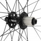 Roue vtt 27.5" trucky 30 disc arriere noir moy Velox roulement disc 6 trous 11-10v. (compatible tubeless et tubetype) pour axe