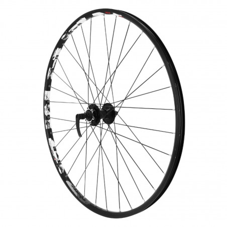 Roue vtt 29" karma disc avant noir double paroi moyeu 6trous  - 21mm inter et 27mm exter