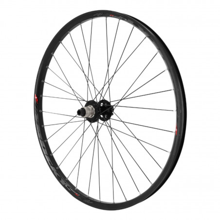 Roue vtt 27.5" trucky 30 disc arriere noir moy Sram xd 12v. axe traversant 12-142 (compatible tubeless et tubetype) compatible