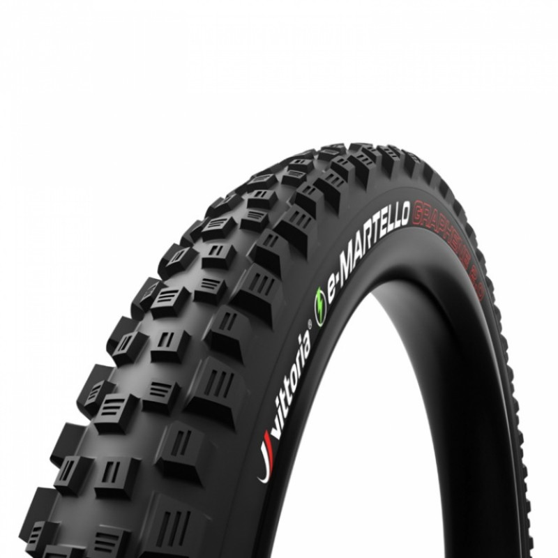Pneu vtt gravity - vae 29 x 2.60 Vittoria e-martello enduro tnt graphene 2.0 noir tubeless-tubetype ts -terrain polyvalent-