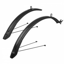 GARDE BOUE VTC/VTT 26/28" POLISPORT EXPANDER CITY A TRINGLES 51MM NOIR (PR)