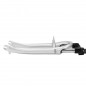 FOURCHE VTC 28" RST SOFI T ARGENT 50mm POUR FREIN V-BRAKE PIVOT LISSE 1"1-8-28,6 EXTERIEUR