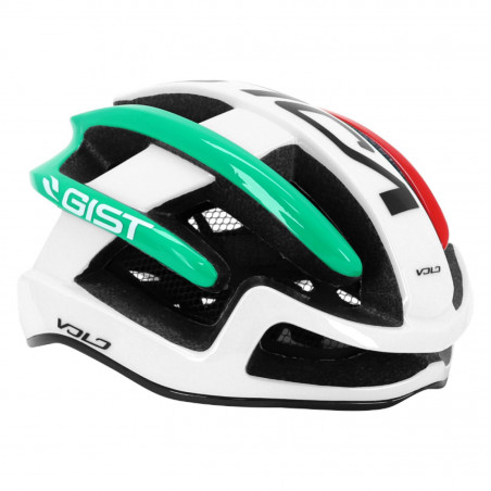 CASQUE VELO ADULTE GIST ROUTE VOLO ITALIE FULL IN-MOLD TAILLE 56-62 REGLAGE MOLETTE 210GRS