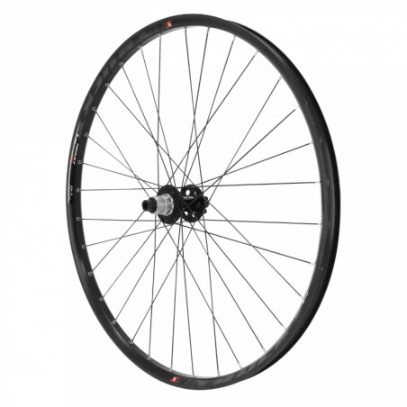Roue vtt 29" trucky 30 disc arriere noir moy Sram xd 12v. axe traversant 12-142 (compatible tubeless et tubetype) compatible