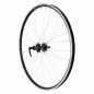 Roue vtc 700x35 disc-v-b arriere m240 alu noir moyeu pour Velox disc 6 trous pour cassette Shimano-Sram 10-9v.