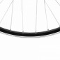 Roue vtc 700x35 disc-v-b avant m240 alu noir moy Shimano Velox disc 6 trous