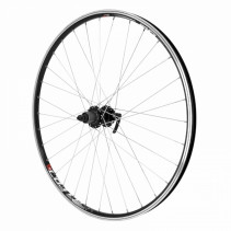 Roue vtt 29" combo arriere noir renforce v-brake moyeu Velox disc 6 trous pour Shimano-Sram 11-10-9-8v. blocage (jante double
