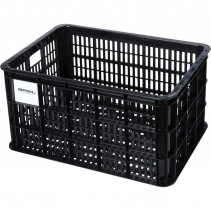 PANIER BASIL CRATE L 40L PLASTIQUE NOIRE (34.5x49x27 cm) - 21158 - 8715019211584