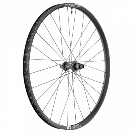 Roue vtt 29" dt swiss m1900 boost tubeless ready disc centerlock arriere noir Sram xd 12v.  axe traversant 12-148 - jante 30c