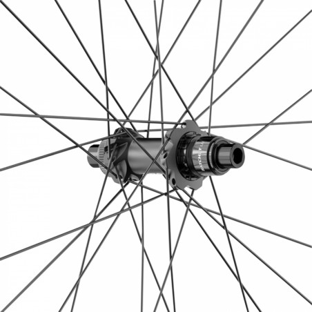 Roue vtt 29" dt swiss m1900 boost tubeless ready disc centerlock arriere noir Sram xd 12v.  axe traversant 12-148 - jante 30c