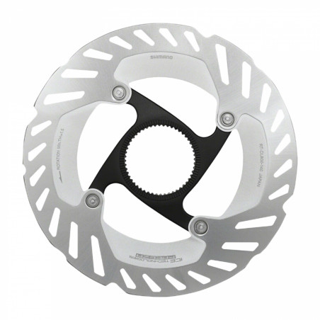 Disque de frein route - vtt Shimano centerlock ice tech 140mm ecrou interieur  -cl800ss - niveau ultegra-xt