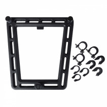 PLATINE NOIRE POUR FIXATION DU SYSTEME MIK SIDE - S'ADAPTE SUR LES PORTE BAGAGE STANDARD (SUPPORT AVEC KIT ADAPTATION)