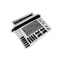 GARDE BOUE ROUTE TRINGLES 700 ZEFAL SHIELD R30 30mm (PAIRE) MONTAGE SIMPLE AVEC CLIP REGLABLE (PAIRE)