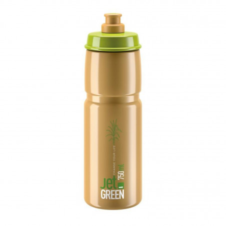 BIDON ELITE JET GREEN BROWN 750 ml VERT/MARRON LOGO BLANC - 202002 - 8020775038499