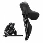 FREIN A DISQUE ROUTE HYDRAULIQUE SHIMANO 105 AVANT 2x12V. R7170 DOUBLE NOIR (LEVIER-MANETTE AVEC ETRIER BR-R7170 DURITE