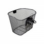 PANIER AVANT ACIER NID ABEILLE KLICKFIX 16L NOIR AVEC PLATINE FIXE (35x26x25cm)