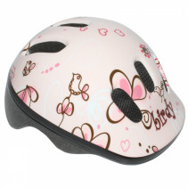 CASQUE VELO ENFANT-BEBE POLISPORT BIRDY ROSE TAILLE 44-48cm AVEC MOLETTE (VENDU SUR CARTE)
