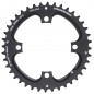 PLATEAU VTT 4BRA D.104 POUR SRAM XO FILETE 10V. STRONGLIGHT DOUBLE 40DTS EXTERIEUR NOIR - EPAISSEUR 5mm FILETE 10V.