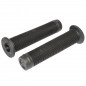 POIGNEE BMX HERRMANS NOIRE AVEC COLLERETTE SUPER CONFORT L140 mm (PAIRE)