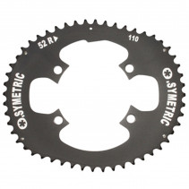 PLATEAU ROUTE KIT 4BRA D.110 OSYMETRIC 52X42DTS NOIR 11-10V. POUR SHIMANO DURA-ACE 9000-ULTEGRA 6800 - 105  5800