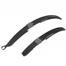 GARDE BOUE CITY-VTC RAPIDE 28" POLISPORT MISSISSIPI NOIR AV AR POUR V-BRAKE-DISC (PAIRE)