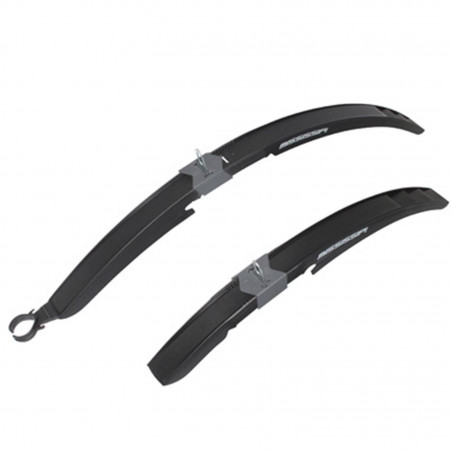 GARDE BOUE CITY-VTC RAPIDE 28" POLISPORT MISSISSIPI NOIR AV AR POUR V-BRAKE-DISC (PAIRE)
