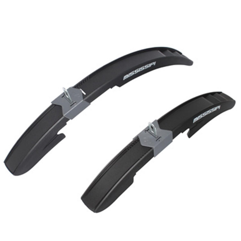 GARDE BOUE VTT AV AR 16"-20" POLISPORT MISSISSIPI NOIR POUR V-BRAKE (PAIRE)