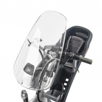 Ecran protection transparent Polisport fixation cintre (ideal pour porte bebe-siege enfant avant) (vendu a l unite)