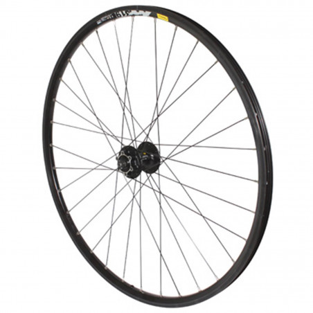 ROUE VTT 29" MAVIC XM319 DISC AVANT NOIR ?ILLET MOYEU SHIMANO M475 6TROUS DISC NOIR RAY. INOX