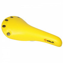 SELLE VELO VINTAGE JAUNE AVEC RIVETS 274x153