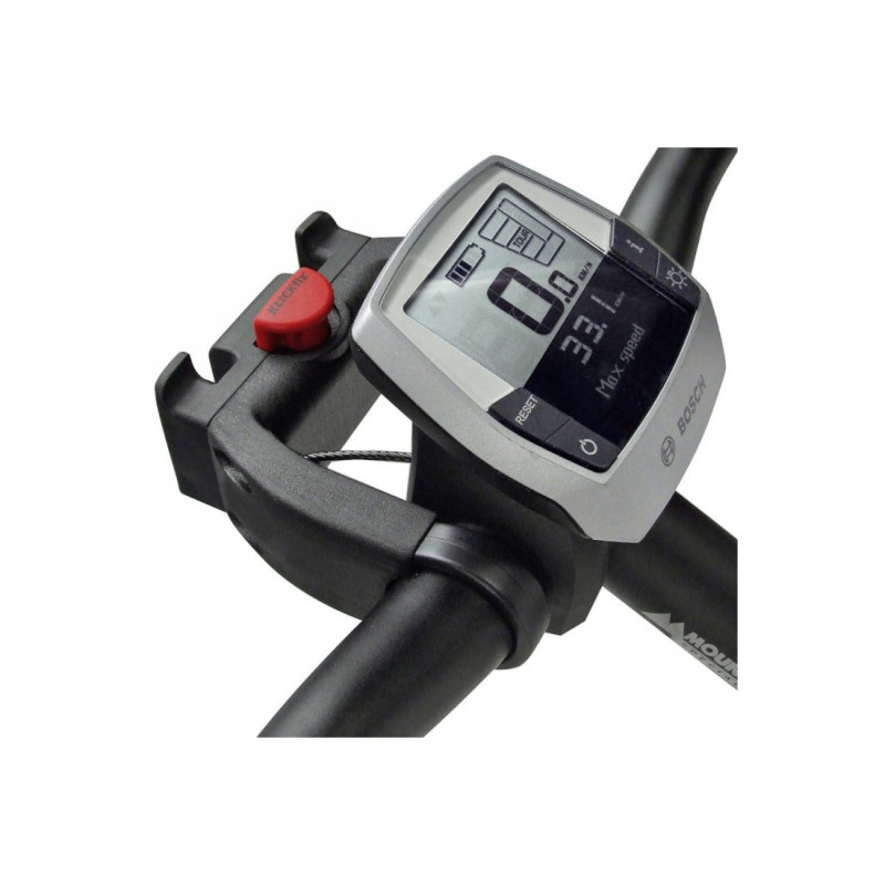 FIXATION DE PANIER AVANT KLICKFIX VAE-E-BIKE SUR CINTRE DIAM 22-26mm  31.8mm - LARGEUR ENTRE COLLIERS 78mm