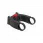 FIXATION DE PANIER AVANT KLICKFIX VAE-E-BIKE SUR CINTRE DIAM 22-26mm  31.8mm - LARGEUR ENTRE COLLIERS 78mm